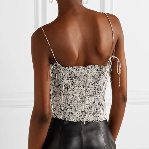 Reformation Meyer top Snake Print - Picture 3 of 8